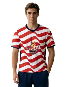 The energy in 2026 will be completely different. Wear this championship jersey and cheer loudly at stadium nights, backyard parties, and every matchday celebration! Top Casual