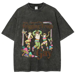 They Turned The Frigging Frogs Gay Retro 70s Frog T-Shirt