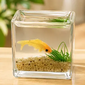 DIY Moss Terrarium Kit: Thick Glass Hydroponic Planter, Creative Desktop Ecosystem for Home Office Decor, Miniature Garden Landscape Art, Moss Planting Tools for Dorm & Workspace