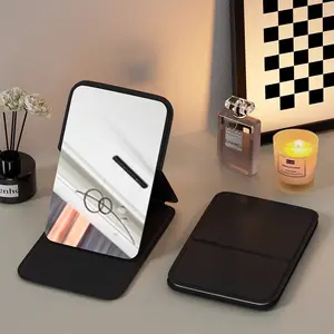 Portable High-Quality Makeup Mirror, Compact Foldable Mini Mirror for Students, Dormitory Use, Essential for On-The-Go Touch-Ups, Travel Hand Mirrors, Portable Folding Mirror