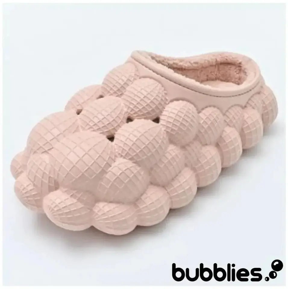 Bubblies™ Bubble Shoes with Fur - Pink