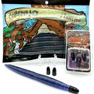 Stardust Flat Earth Worm/Area 51 Worm Weights Bundle Pack