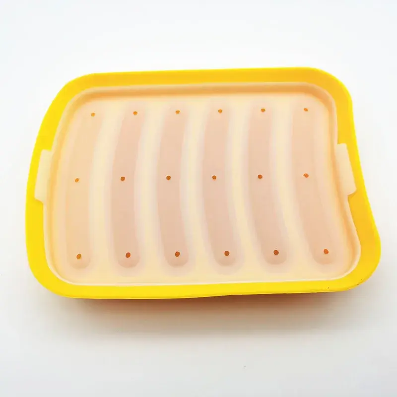 Silicone Sausage Maker Mold DIY Handmade Hamburger Hot Dog Reusable Kitchen Accessories Gadget for Cake Baking Pie GOT-TOG