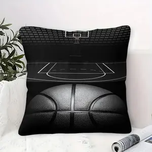 1 PCS Basketball Themed Pillow Featuring Exquisite and Stylish Basketball Print, Ideal for Watching Basketball Games, Suitable for Decorating the Sofa or Bedroom