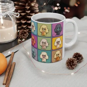 Adorable Poodle Mug: Perfect Ceramic Gift for Poodle Lovers - 11oz Capacity