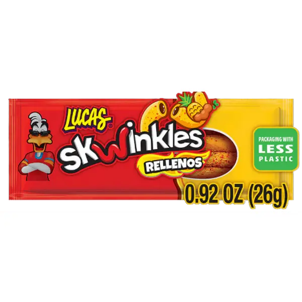 Lucas Skwinkles Rellenos Pineapple Candy