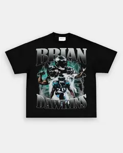 BRIAN DAWKINS TEE, Retro Football Shirt ,Football Shirt Christmas Gift Unisex, Football 90s Vintage Fan Gift,football American Graphic Vintage, Gift For women And Man Unisex T-shirt
