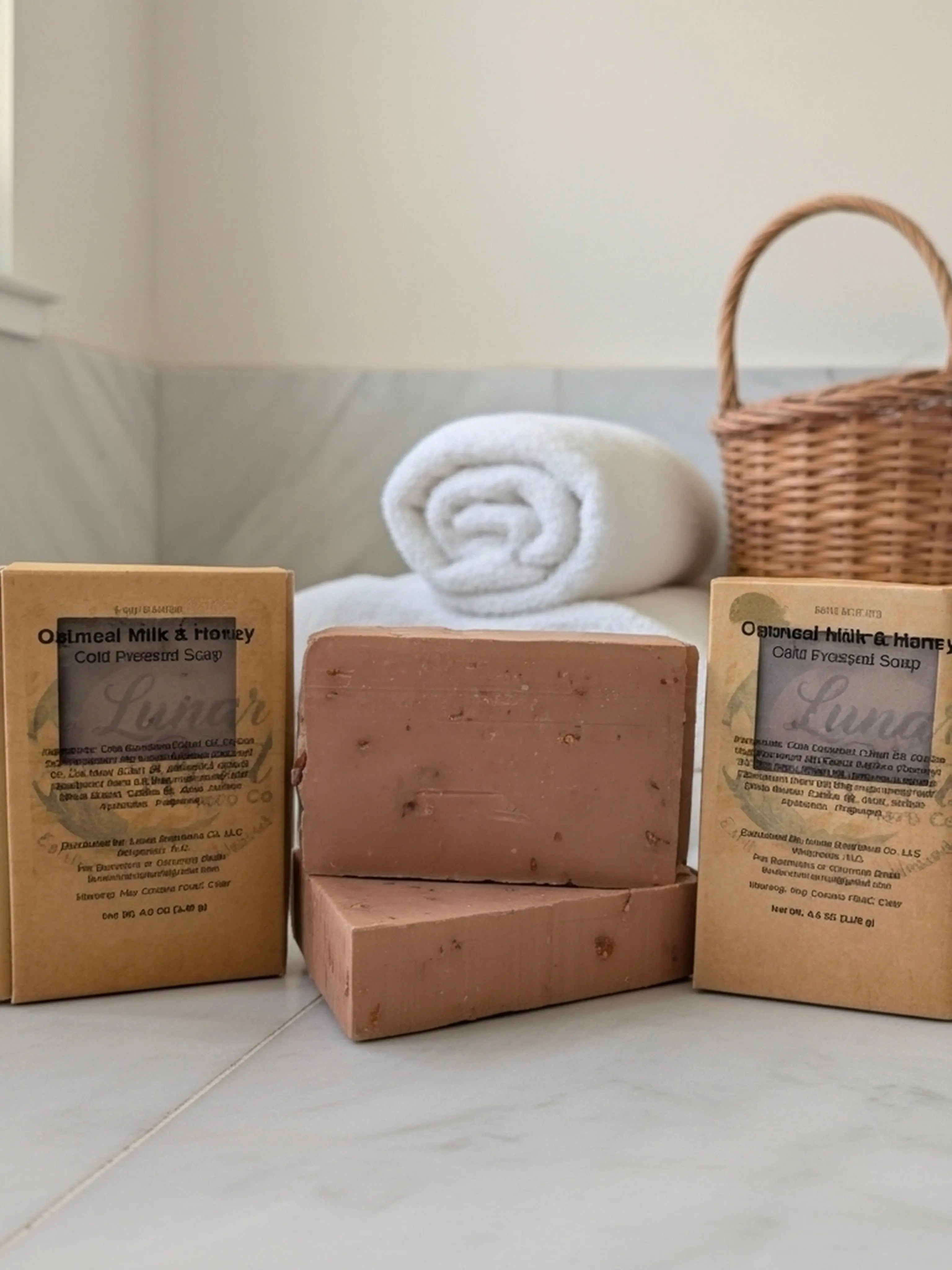 Oatmeal Milk and Honey Cold Pressed Soap