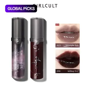 Girlcult Mirror Water Gloss Lip Glaze, 1 Count Long Lasting Moisturizing Lip Gloss, Glossy Lip Glaze Stick, Plumping Lip Oil Lip Stick for Girls & Women Hydrating