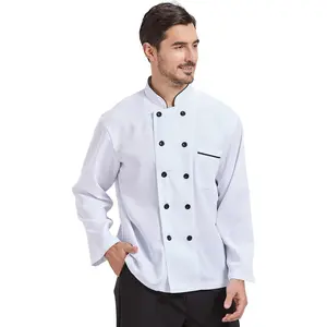 Unisex Chef Coat Kitchen Short/Long Sleeve Chef Jacket for Men and Women CFM0001