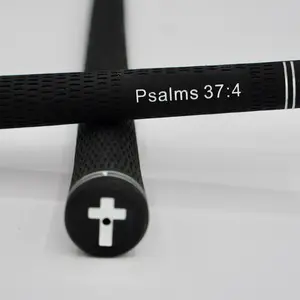 Psalm 37:4 Bible Verse Golf Grip with Cross Design and Textured Grip for Enhanced Golfing Experience