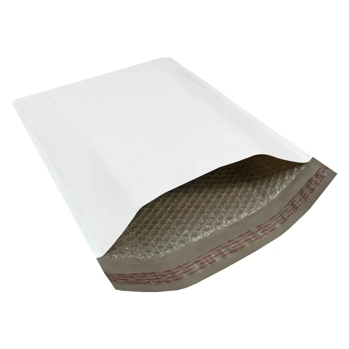 UOFFICE 100-Pack #7 White Large Plastic Rectangle Poly Mailers, 14.25"x20" Self-Seal Bubble Mailer Bags with 2-Layer Bubble Cushioning for Safe & Secure Packaging Shipping Supply, Tamper-Evident Closure