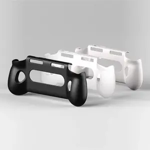 Black White Grey Grip, Storage Bag Case, Holder Shell for AYN Odin 3 Gaming Console Handheld Gaming Accessories