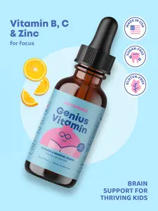 JoySpring B Complex Vitamin B Complex Liquid Drops with Elderberry, Zinc & Vitamin C - Supplement Healthcare Natural