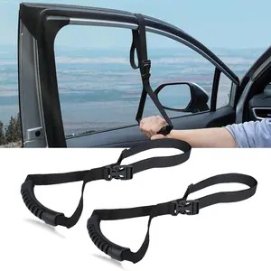 Car Door Handle for Elderly Multifunction Car Assist Support Handle Car Door Latch Bar for Seniors and Handicapped(Black)