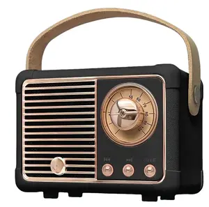 GO GO RETRO BLUETOOTH SPEAKER -BLACK