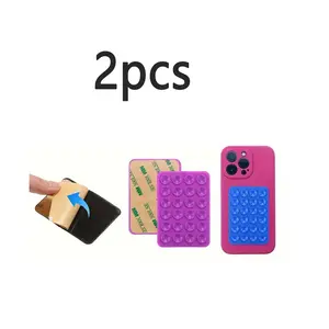 2-pack of silicone octopus suction cup holders | Non-slip, self-adhesive design | Multifunctional portable phone holder | Perfect for video and selfies, Phone Suction Mount