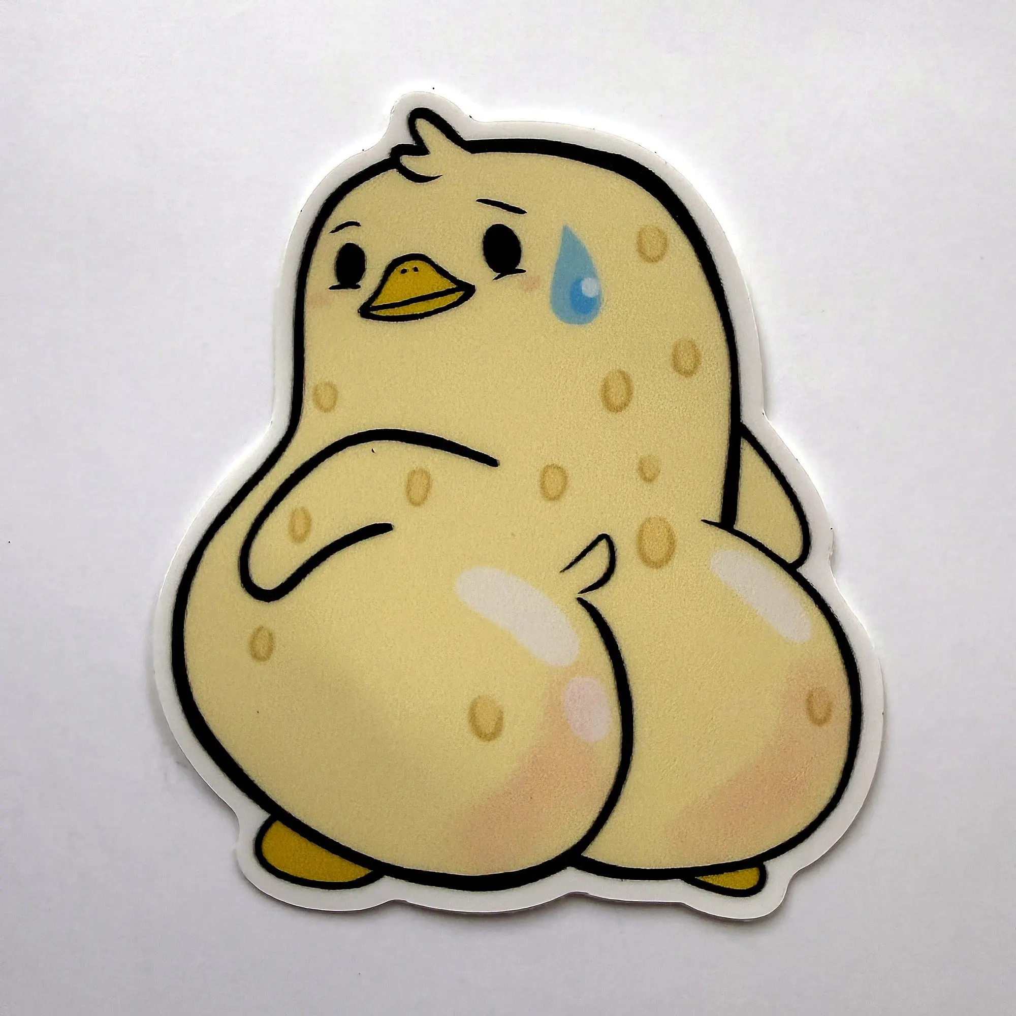Awkward Ducky Sticker