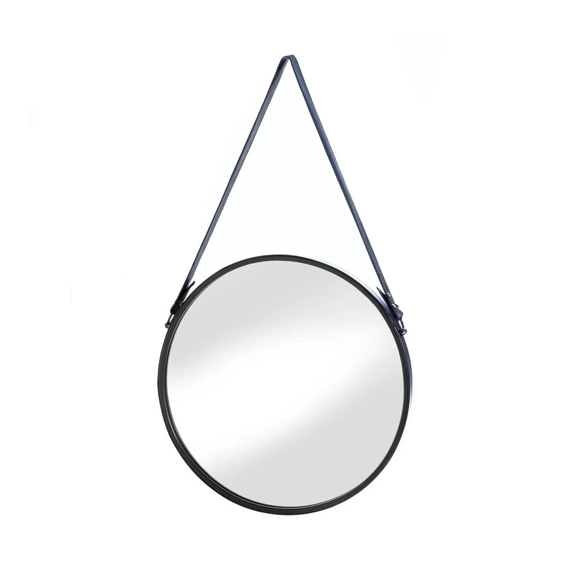Zingz & Thingz Hanging Mirror with Faux LeatherStrap Zingz & Thingz Hanging Mirror with Faux LeatherStrap