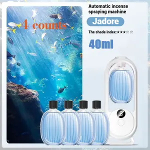 Rechargeable Aromatherapy Machine Set, Includes 4pcs 40ML Only the true self Scented Oil, Ideal for Home Fragrance & Relaxation, Aromatherapy Diffusers