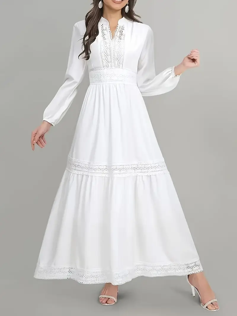 white dress long sleeve from amazon