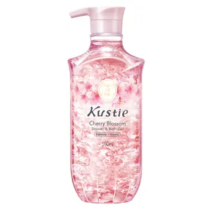 Kustie Petal Perfume Shower Gel - Body Care, Moisturizing Bath Wash
