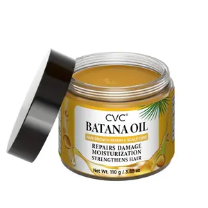 Batana hair oil treatment, strengthens hair roots, repairs, nourishes and promotes growth | Especially suitable for curly, kinky and dry hair | 110g / 3.88 oz