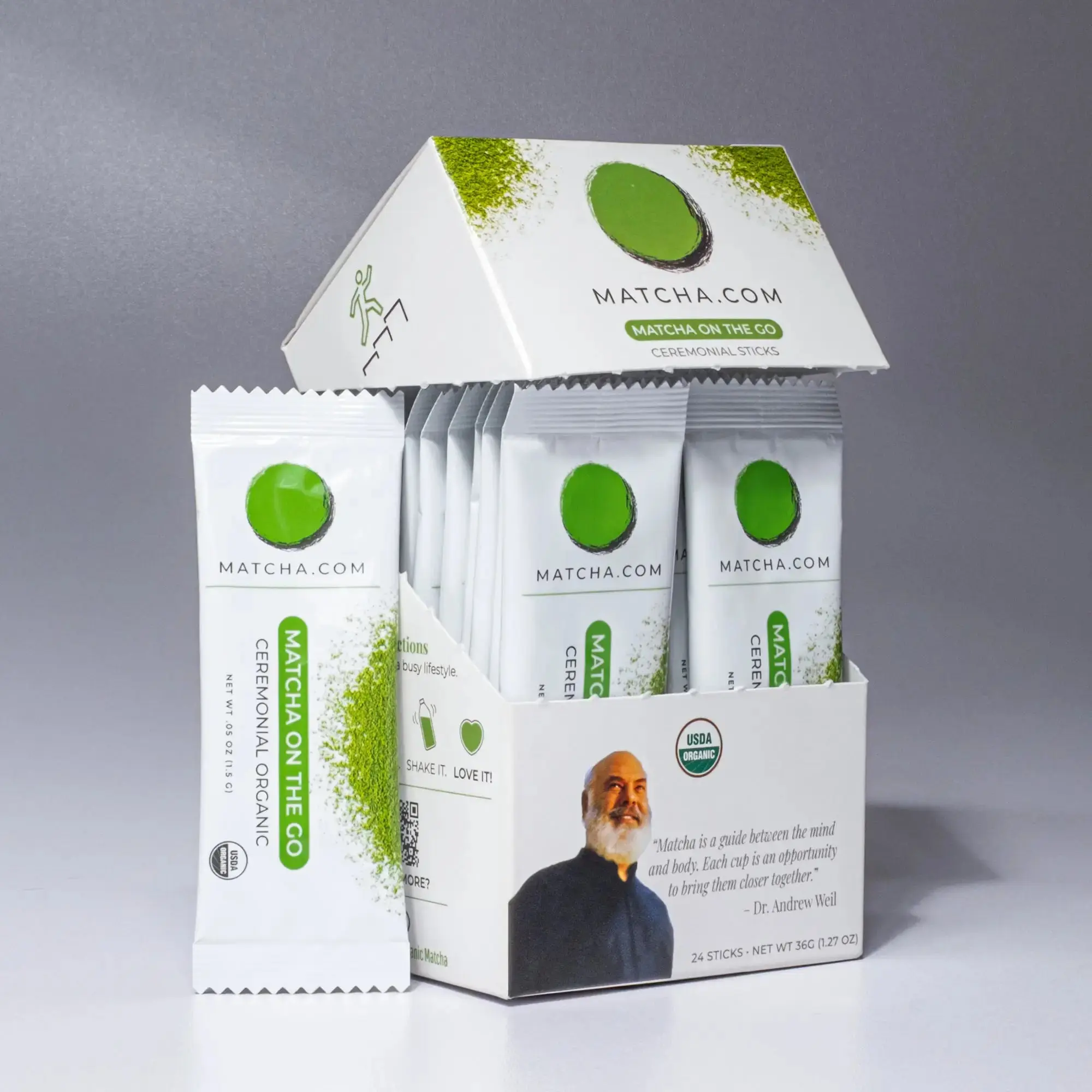 "Matcha on the Go" Organic Ceremonial Stick Packs "Matcha on the Go" Organic Ceremonial Stick Packs