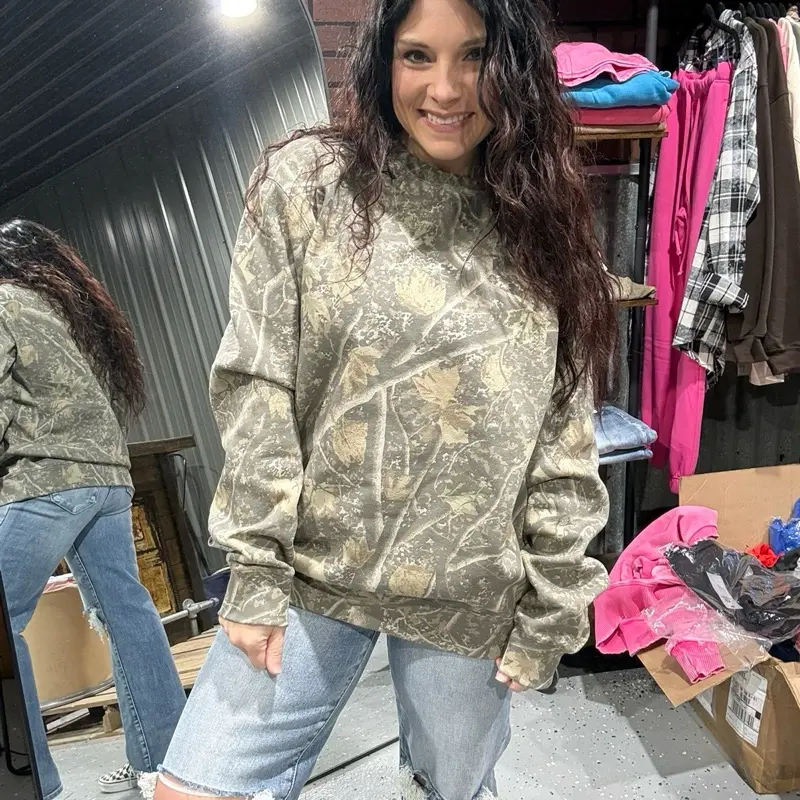 Backwoods babe camo sweatshirt Backwoods babe camo sweatshirt