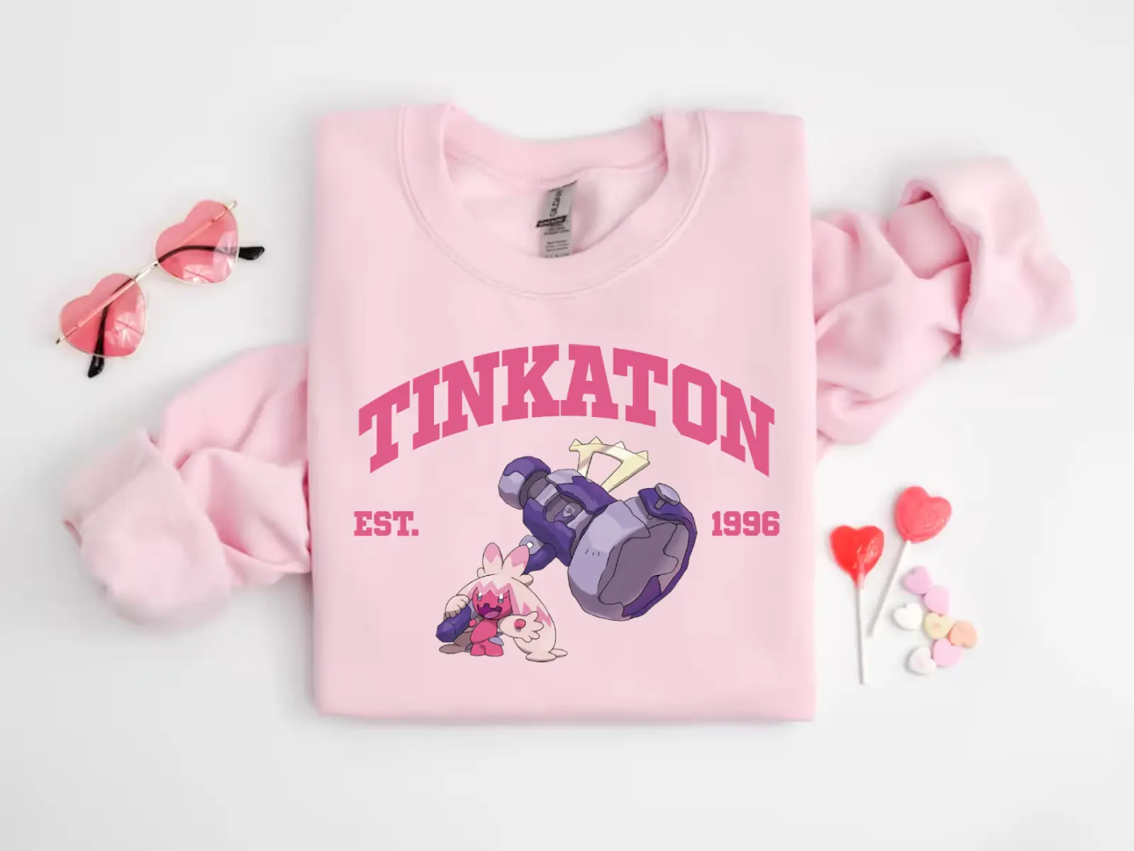 Tinkaton Sweatshirt, Pkm Characters Sweatshirt, Anime Shirt
