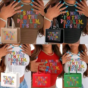 Green T-shirt and Purse set