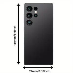 25 Ultra 5G Unlocked Cellphone 12GB RAM 512GB ROM Android 14 108MP Autofocus Camera 6800mAh Fast Charging Dual SIM Face Fingerprint Lock Built-in Pen Card Port