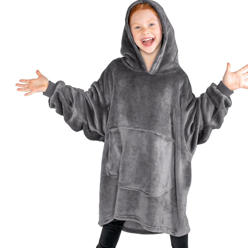 The Bare Homey - Youth Wearable Blanket - Microplush Front Pocket