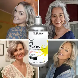 SAY BYE YELLOW Neutralizing Wash Shampoo – Color Balancing for Brassy and Yellow Tones – Cleansing Vegan Hair Care with Purple and Blue Pigments