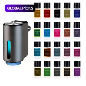 Car Air Freshener, Rechargeable Car Aroma Diffuser with Essential Oil, Car Air Freshener Diffuser, Car Interior Decor Accessories