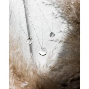 THE HAMMERED COIN NECKLACE - SILVER