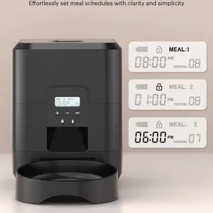 Cat Automatic Feeder 2L Cat Food Dispenser Smart Programmable Pet Feeder Recordable Dog Automatic Feeder