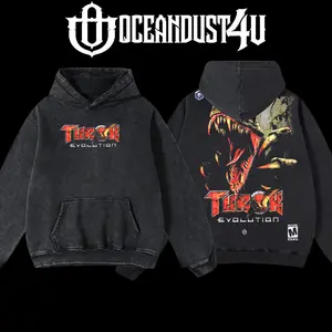 OceanDust4U 'Turok: Evolution' Hoodie 100% Premium Cotton Oversized Fit Pre-Washed Unisex Classic Top American Made