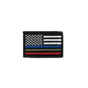 American Flag Patch - FD, PD, Military
