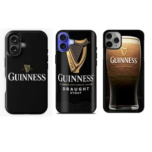 Guinness Phone Case, Premium Beer Logo Design, Beer Lover Gift, Unique Design, Tough Cover For iPhone 17 16 15 14 13 12 11 Plus Pro Max, Compatible with Samsung S25 S24 S23 S22 S21 Plus Ultra