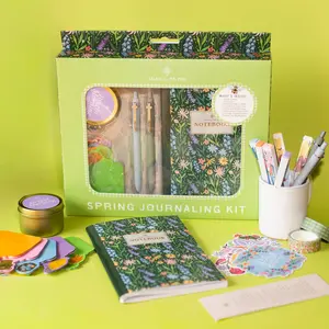 Selah by Mr. Pen Spring Bible Journaling Kit, Limited Edition, Journaling Kit with Highlighters, Gel Pens, Washi Tape, Sticky Notes, Stickers, Scented Candle, Bookmark, Spring Journaling Kit Gift Set