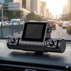 4K Dash Cam Front and Rear, 1080P Enhanced Night Vision, 360° Parking Monitor with G-Sensor, Waterproof Driving Recorder, 32GB Card, Parking Guard Mode, Loop Recording, Super Clear Car Camera