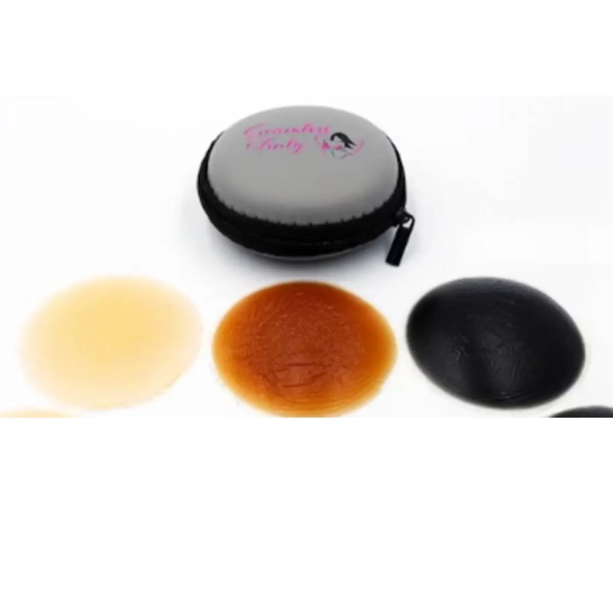Nipple Pasties Bundle with Case (3 pairs) for Womenswear and Accessories