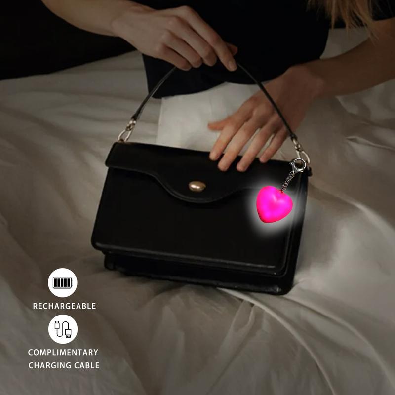 Love Wallet Tote Bag Touch Sensing Light Leather Handbag with Chain Strap for Women Heart-Shaped Illumination Functional & Stylish Accessory Love Wallet Tote Bag Touch Sensing Light Leather Handbag with Chain Strap for Women Heart-Shaped Illumination Functional & Stylish Accessory