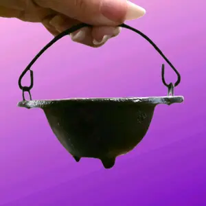 2.5" Cast Iron Cauldron - Witchcraft Altar Decoration Piece