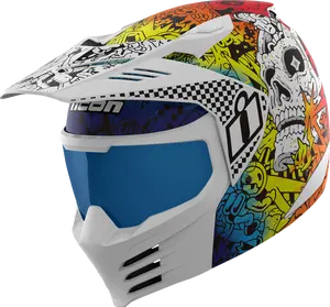 Icon Elsinore Doodle 3 Modular Helmet