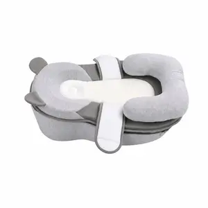 KVZKVZ Baby Feeding Pillow Anti Overflow Wedge for Reducing Spit-Up Removable Top & Bottom Safe Adjustable Support for 0-24 Months