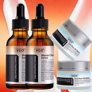 VGO Vitamin C Serum + Snail Mucin 92% Cream – Smooth & Soft Skin Care