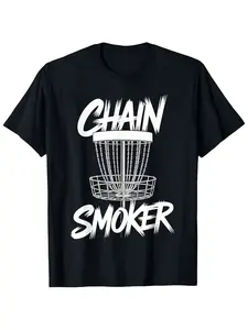 A Humorous T-Shirt for Disc Golf Enthusiasts, Perfect for Daily Wear, Relaxing at Home, Or Casual Outings.Ideal for The 2026 New Year'S Celebration with a Trendy Street Style