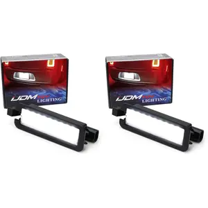 OEM-Fit 3W 18-SMD LED License Plate Light Kit, Compatible With Dodge 2015-up Charger, Challenger, Chrysler 300, Pacifica, Jeep 2017-up Compass, etc (Pack of 2)